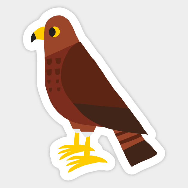 Eagle Sticker by Monsieur Dupont